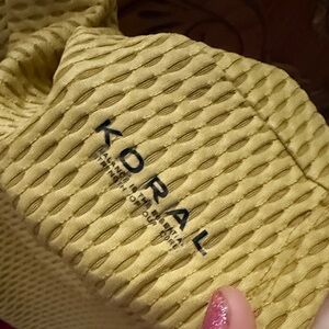 KORAL Women's Gold Sleeveless Top